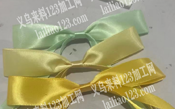 如图，寻找蝴蝶结加工厂，成品半成品的工厂