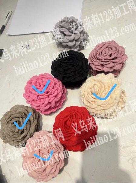 大量手工花订单，寻找工厂，如图，找能做这