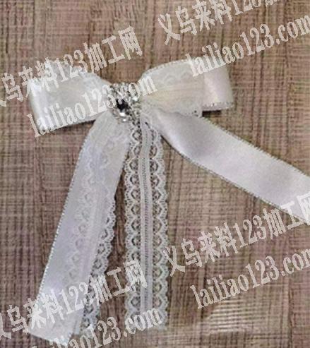 商贸城厂家手工蝴蝶结外发加工
