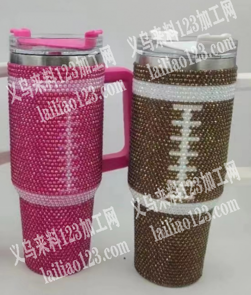 杯子成品订单，贴钻的，如图，寻找厂家，