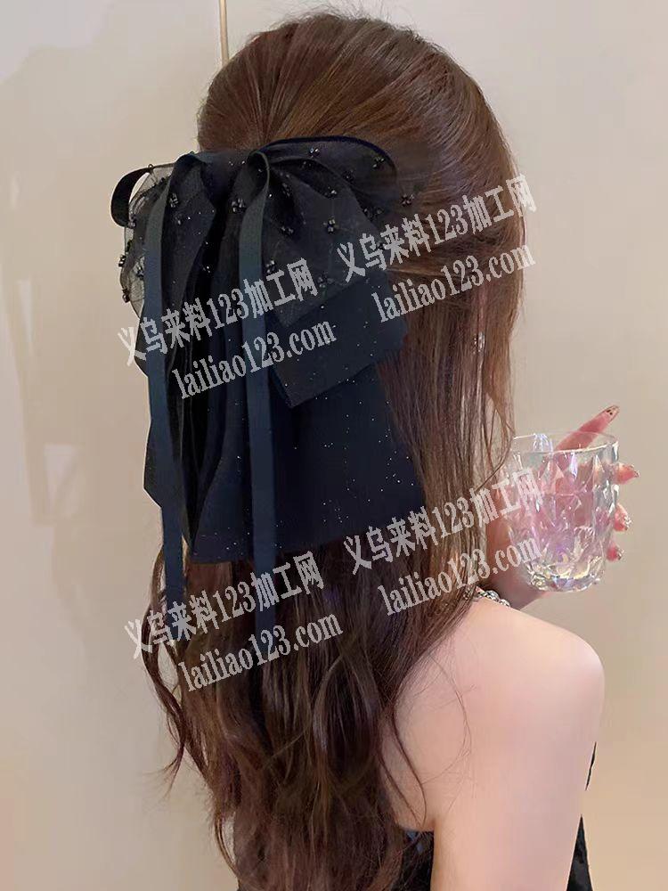 如图布艺扎蝴蝶结手工活外发，寻找布艺工厂