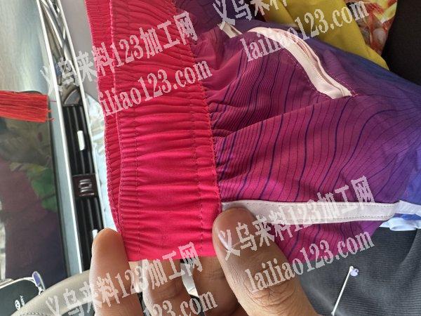东阳服装厂有裤子外发加工，沙滩裤实单外发