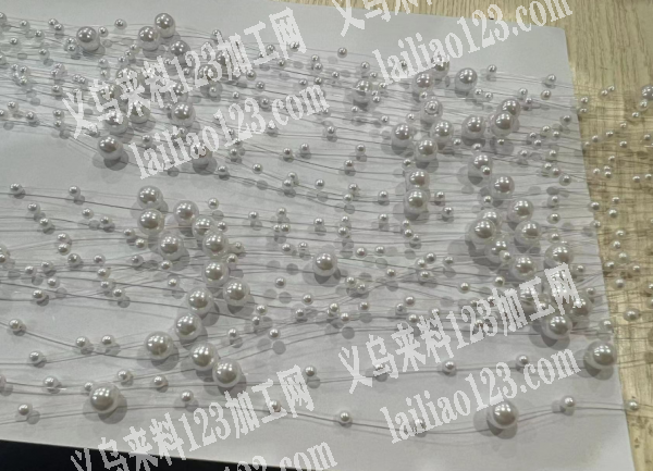 如图串珠子的手工活外发加工，寻找专业做串