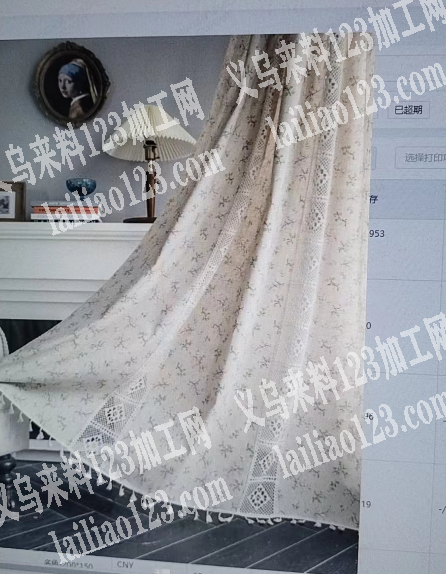 窗帘桌布的平车活，常年有平车活外发加工，