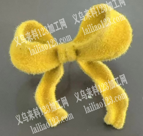 大量蝴蝶结植绒外发加工，寻找植绒喷绒的加