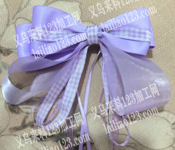 蝴蝶结的手工活外发加工，如图，寻找会做的