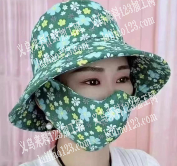 帽子口罩一体爆款订单，如图，找生产如图防