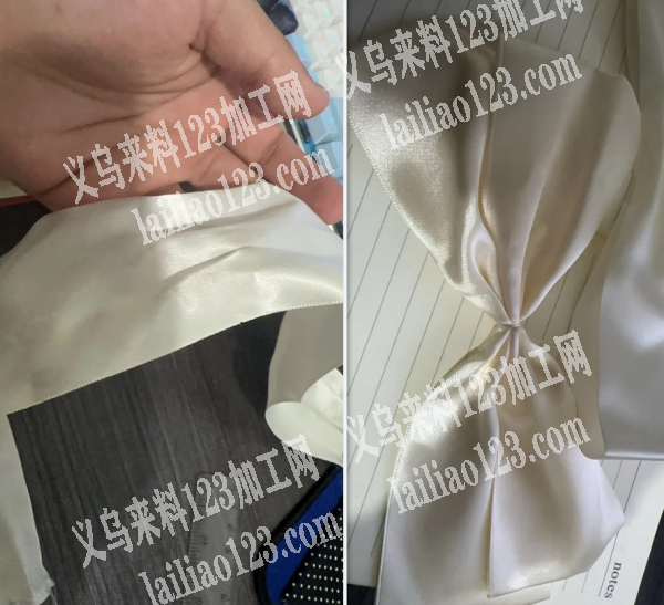 绑蝴蝶结的手工活外发加工，如图，寻找会做