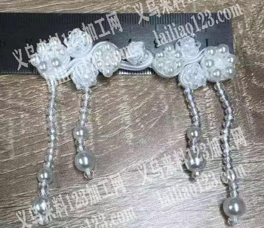 盘扣手工活外发加工，如图所示，找盘扣制作