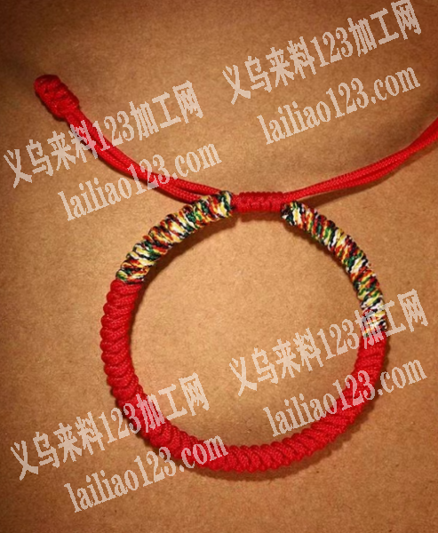 手链编制的手工活外发，如图，寻找编织的加