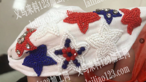 如图机器珠子绣，寻找机绣的加工厂，请联系