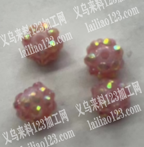 大量点钻外发，如图，树脂钻球上面点钻外发