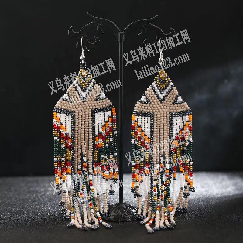 我公司大量穿米珠编织的手工活外发加工，寻