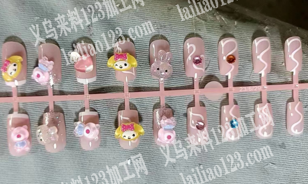 寻找生产美甲的工厂，有订单，如图，采购指