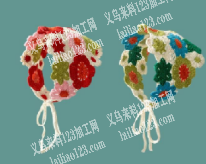 毛线钩针帽子三角巾订单，寻找厂家，附图片