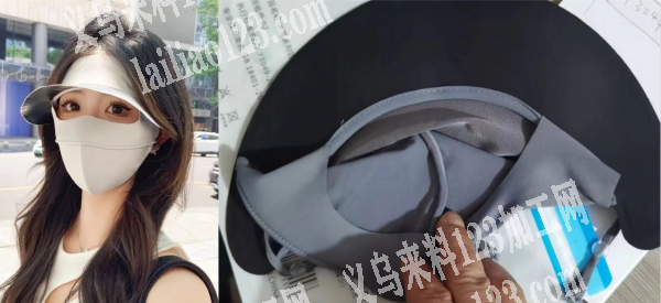 如图，寻找帽子加工厂，黑胶帽檐外发加工，