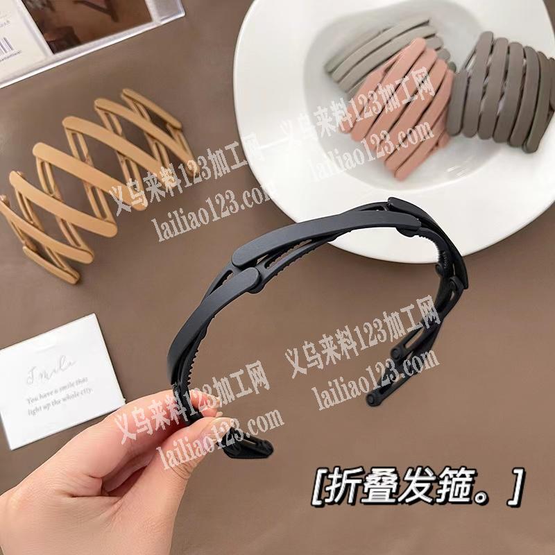 大量折叠发箍成品订单，如图，找折叠发箍厂