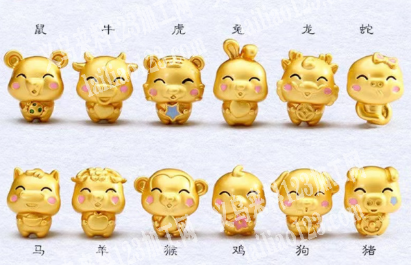 12生肖合金订单，如图，寻找压铸的工厂，