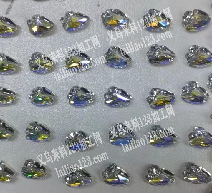 粘配件，粘钻外发，寻找工厂合作，如图，发