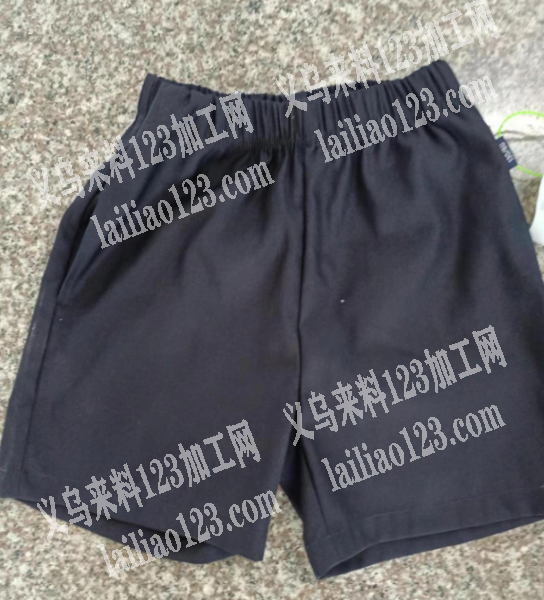 如图   童装短裤外发加工，