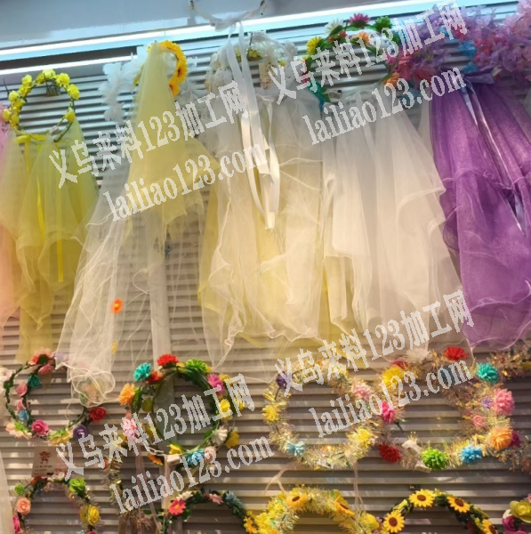 网纱新娘饰品订单，寻找成品工厂