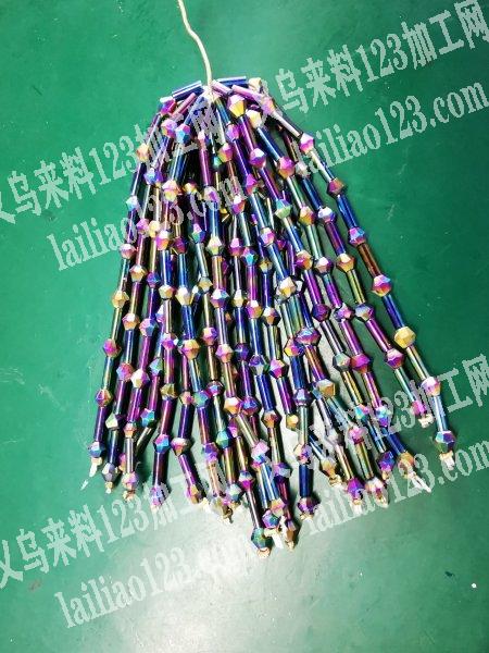 穿珠子的手工活，看图，会做的请联系详谈，