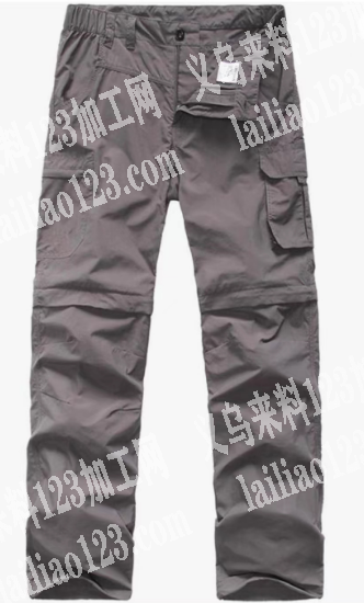 外贸登山裤订单外发，如图，寻找专业做登山