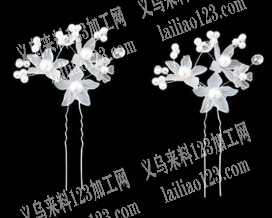 长期有手工活外发，如图，新娘串珠子扭铜钱