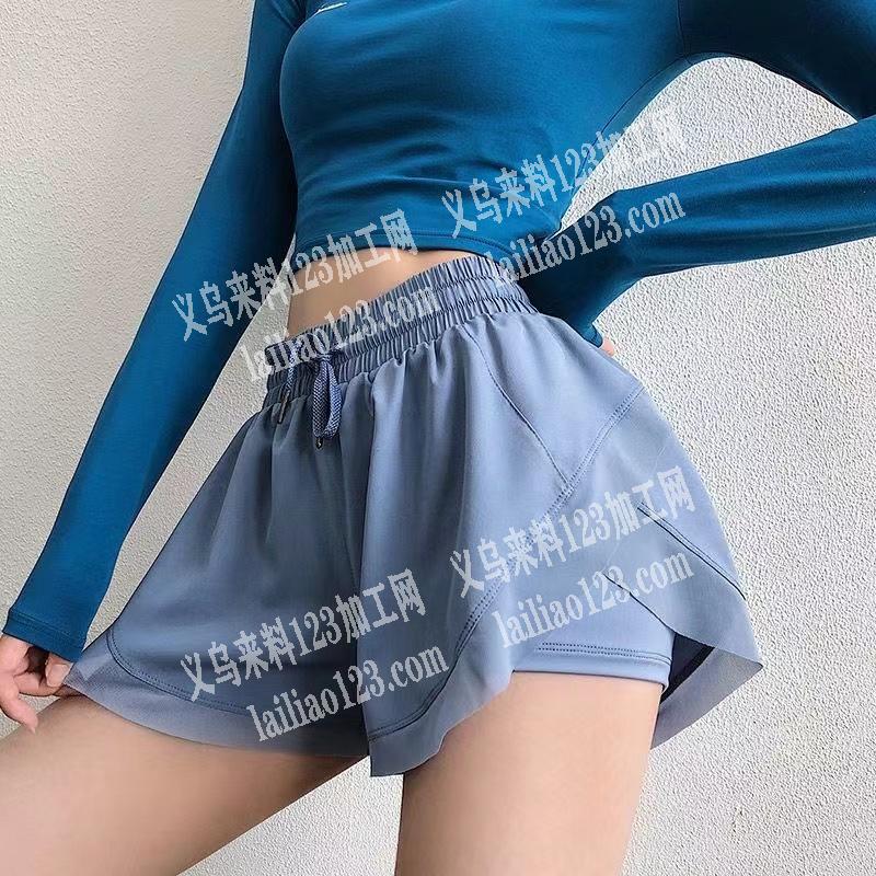 纯加工。公司长期大量短裤外发加工，如图，