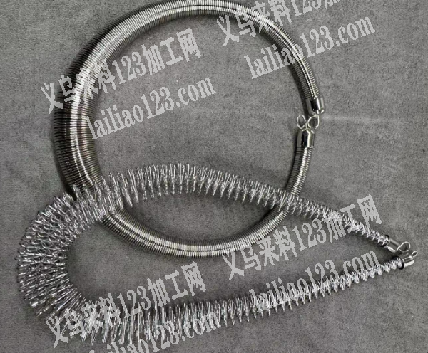 弹簧项链，大量订单，寻找专业做弹簧项链的