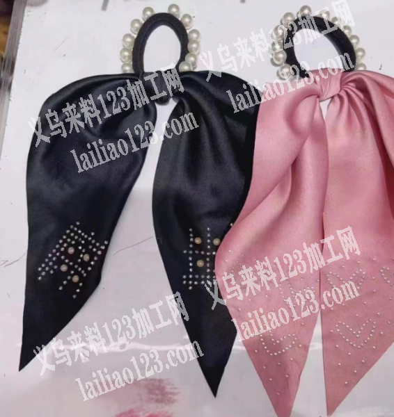 布艺发带上面烫钻外发加工，长期合作，寻找