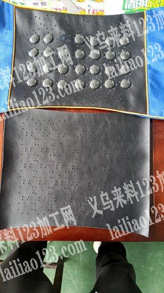 承接加工激光打孔，皮革打孔画图，面料打孔