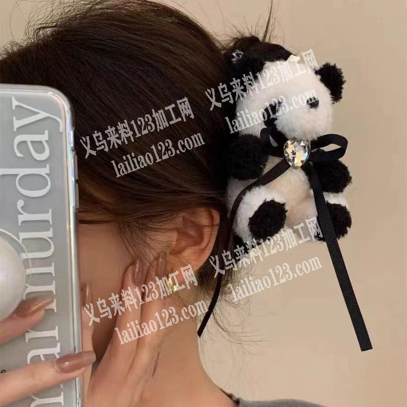 寻找生产毛绒公仔熊猫的工厂，如图，有订单