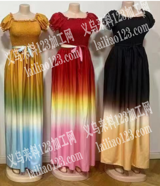 《发外地》外贸裙子服装外发加工