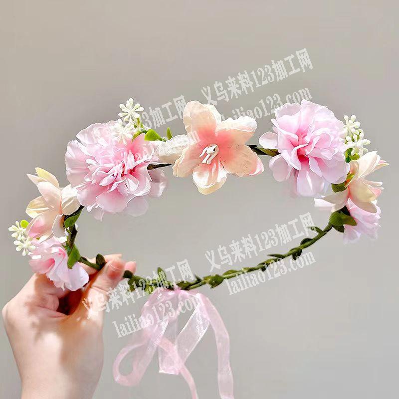 寻找手工成品花环成品工厂，如图，能做成品