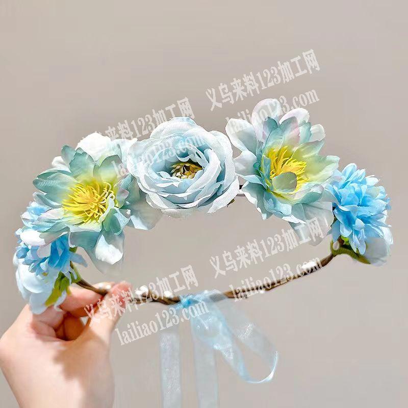 寻找手工成品花环成品工厂，如图，能做成品