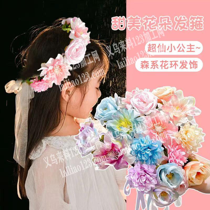 如图,成品订单,寻找工厂合作，手工花环成