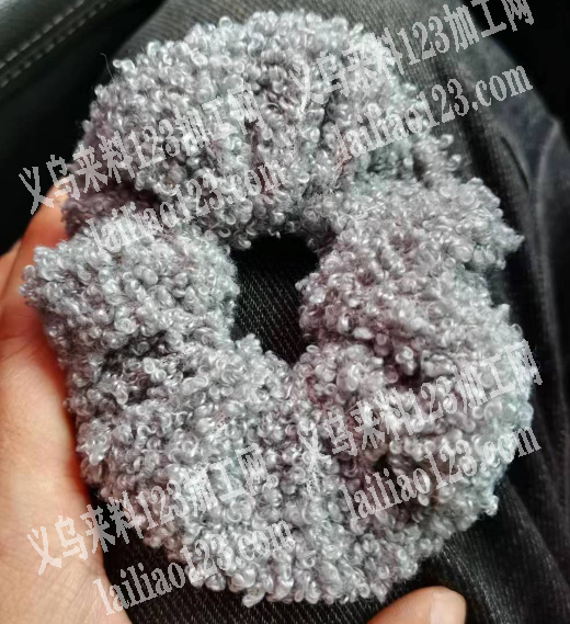 毛绒料子的毛绒大肠圈，有订单，。寻找工厂