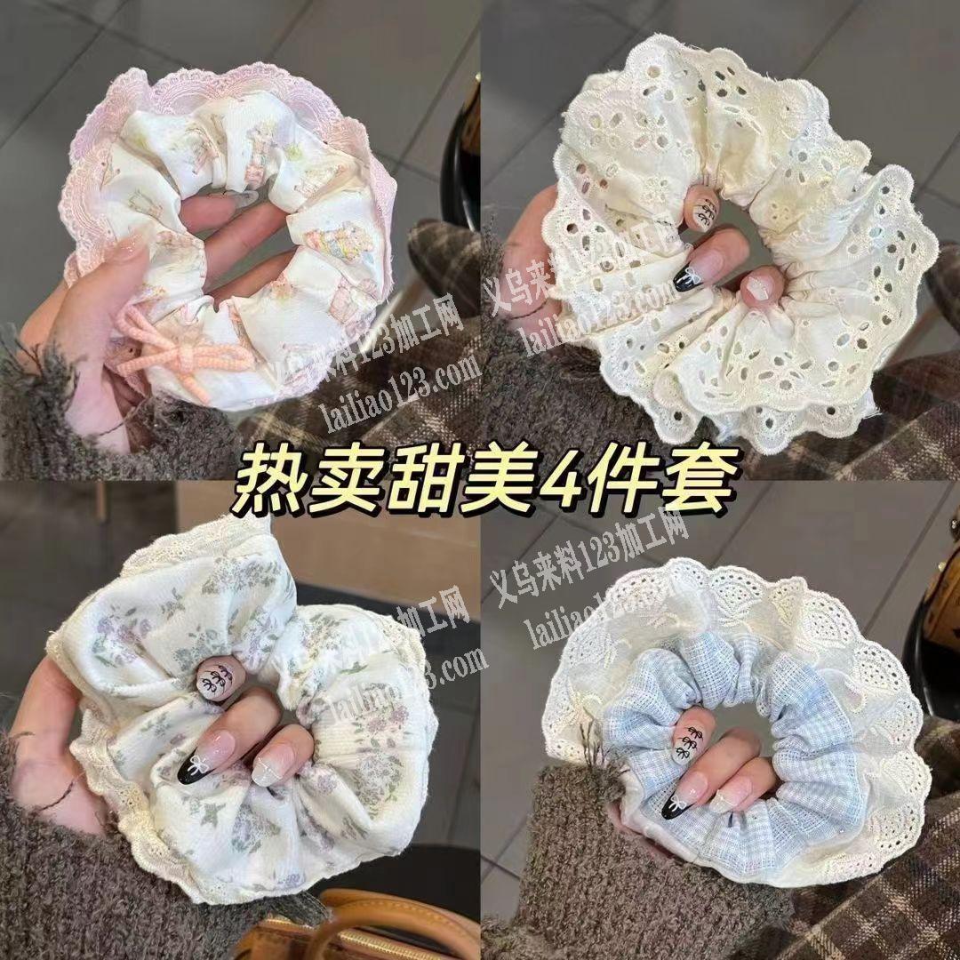 大量采购布艺大肠圈，如图，有货的联系详谈