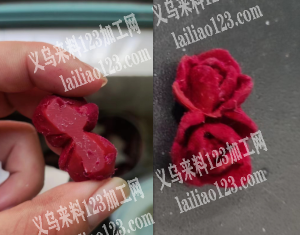 采购如图小花的树脂配件，有货的联系我，有