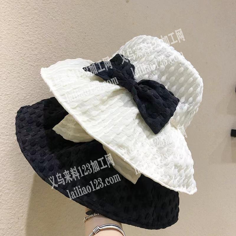 寻找这个女士帽子厂家，白色黑色都要的，能