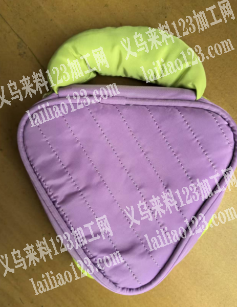 三角收纳包，如图，实单外发加工，纯加工，