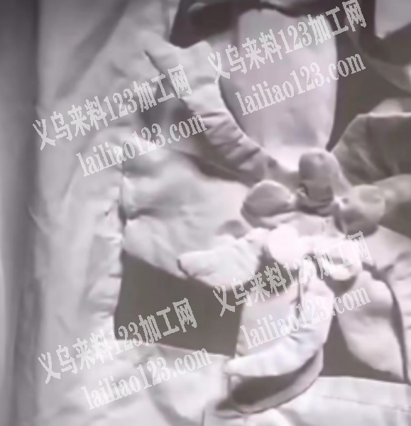 车缝布花，如图，寻找会做的加工厂，衣服上