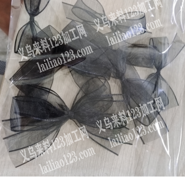 打蝴蝶结外发加工，如图，寻找机器打蝴蝶结