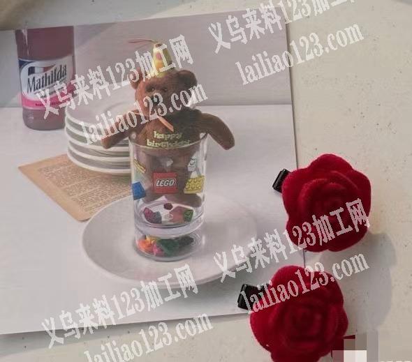 植绒小花，有单子，寻找厂家，如图，