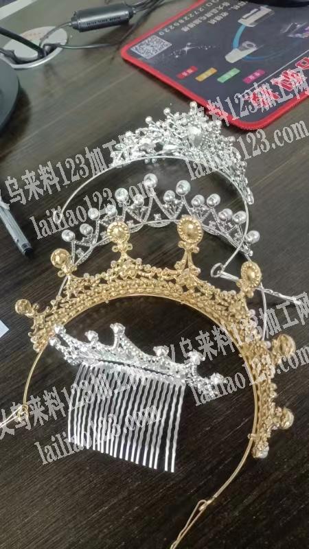多款合金头饰订单，外发压铸，长期合作，