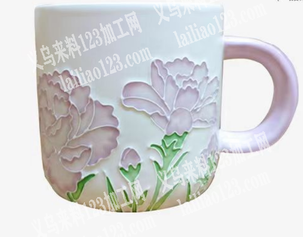 陶瓷杯订单，如图，寻找手绘立线的陶瓷杯的