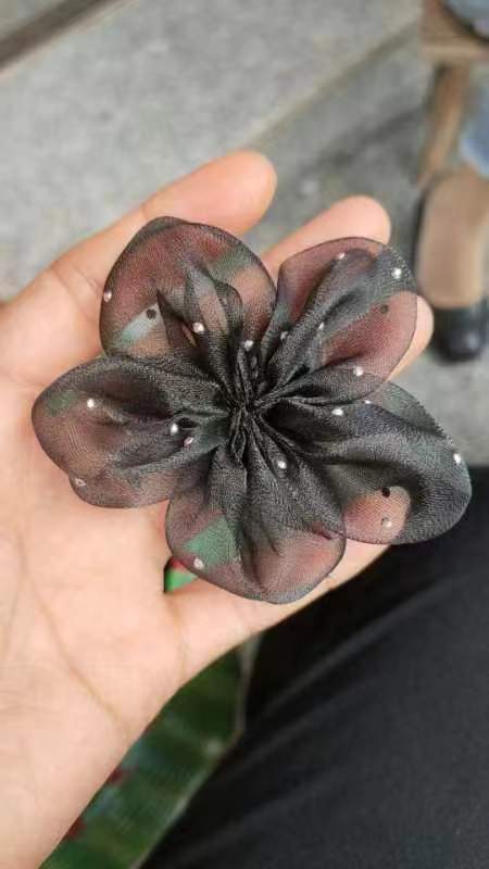 商贸城网纱花朵手缝的手工活《长期大量》，