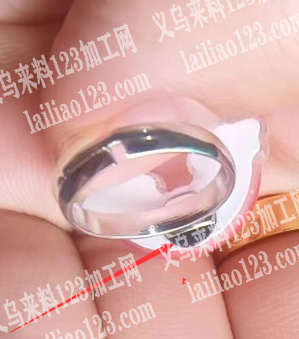 戒指黏胶的手工活外发加工，如图，寻找手工