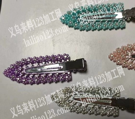 大量无痕发夹订单，如图款式的，4色，共计